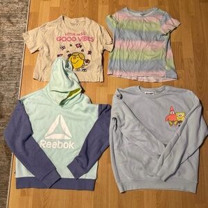 Old navy and Reebok lot girls L and XL